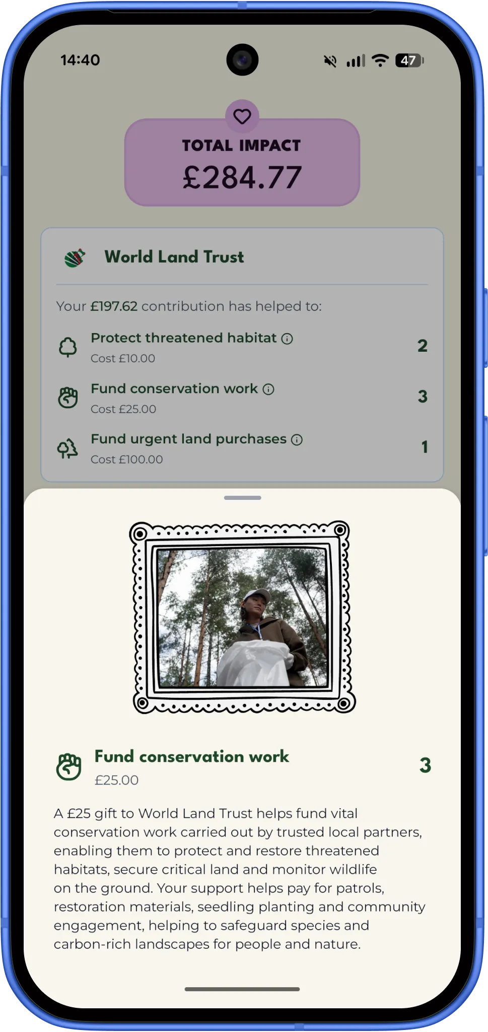 Legacy app — Impact metrics
